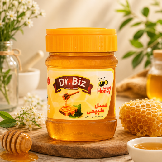 عسل استاندارد ۵۰۰ گرمی Dr.BIZ